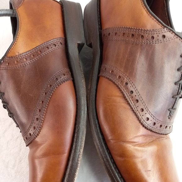 Allen Edmonds Shelton Brown Leather Oxford Shoes (9 US) main image 8